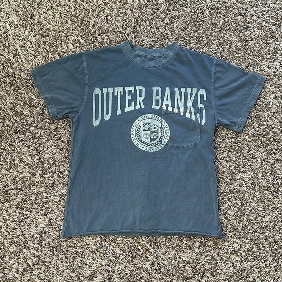 Social Culture Tops - Social Culture Outer Banks Graphic Crop Top
